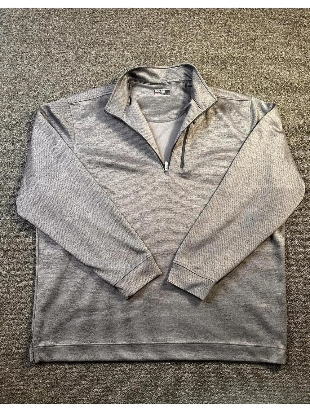 Bollé Gray Quarter-Zip XXL Pullover Sweatshirt
